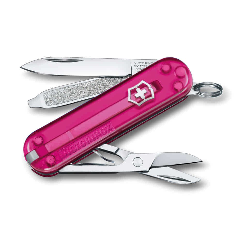 Victorinox 0.6223.T5G Classic Şeffaf Pembe Çakı - Kutulu