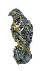 Steampunk Karga Biblo Heykel