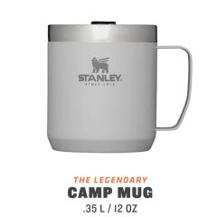 The Legendary Camp Mug Kapaklı Termos Bardak 0.35L  12oz - Ash