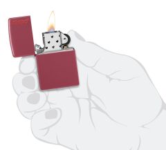 Zippo Red Brick Matte Dizayn Çakmak