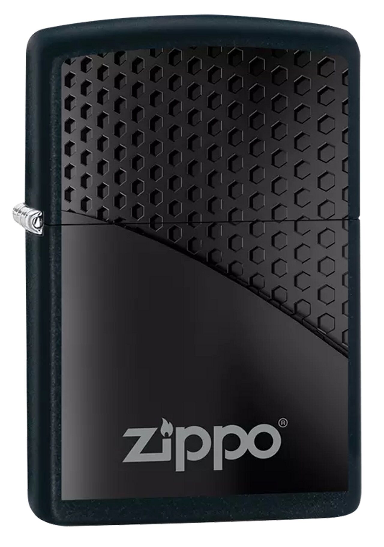 Zippo Black Hexagon Dizayn Çakmak