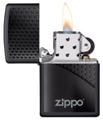 Zippo Black Hexagon Dizayn Çakmak