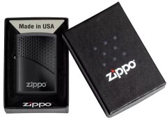 Zippo Black Hexagon Dizayn Çakmak