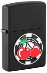 Zippo Cherries Poker Chip Emblem Dizayn Çakmak