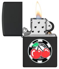Zippo Cherries Poker Chip Emblem Dizayn Çakmak