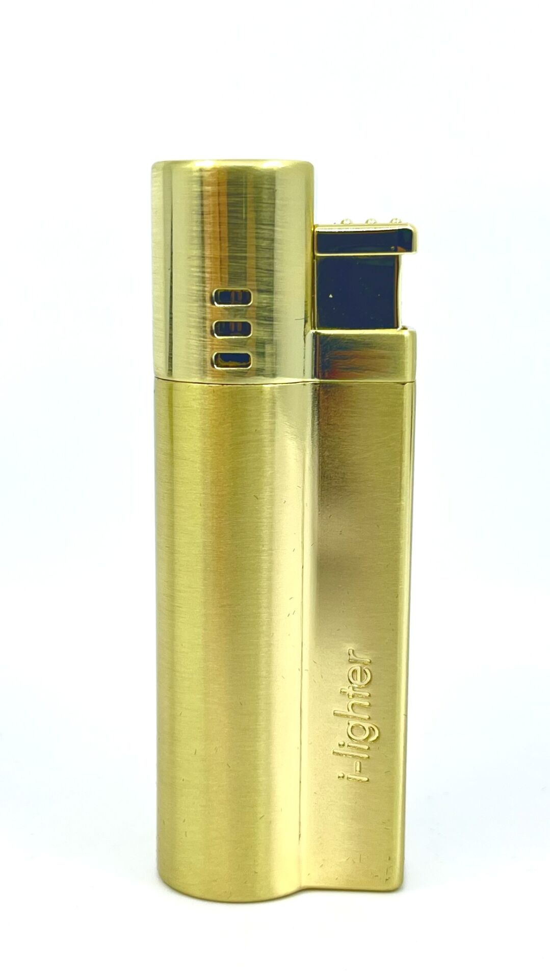 I-lighter Çift Torch Jet Alev Çakmak - Mat Altın Renk