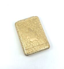 Peaky Blinders Tommy Shelby Metal Sigara Tabakası - Altın Rengi