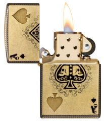 Zippo Gothic Ace Of Spades Dizayn Çakmak