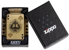 Zippo Gothic Ace Of Spades Dizayn Çakmak