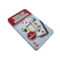 Metal Kutulu Domino 28 Parça Set