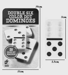 Metal Kutulu Domino 28 Parça Set