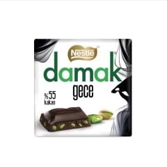 Nestle Damak Gece Antep Fıstıklı Bitter Kare Çikolata 6'lı Paket (6x60g)