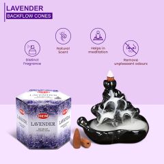 Hem Konik  Şelale Tütsü - Lavender - Lavanta