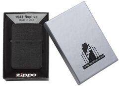 Zippo 1941 Çakmak Black Crackle