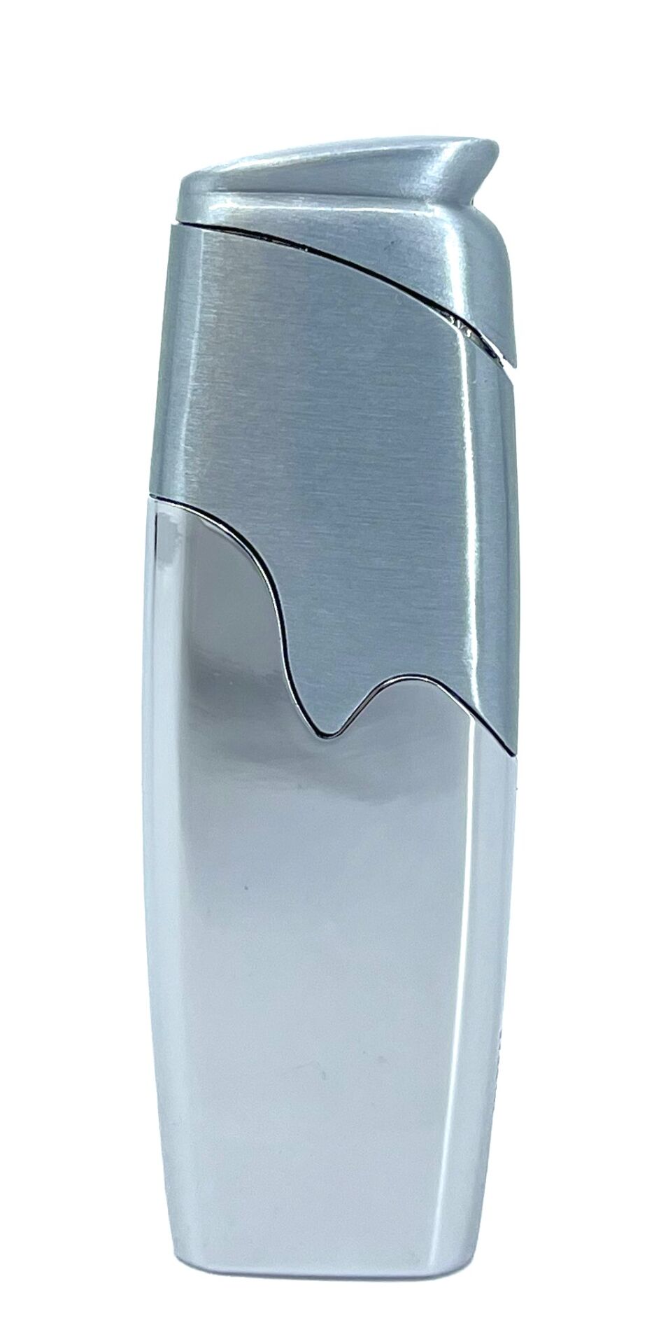 Metal Jet Alev Çakmak - Parlak Gümüş Renk 1602