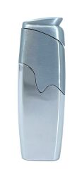 Metal Jet Alev Çakmak - Parlak Gümüş Renk 1602