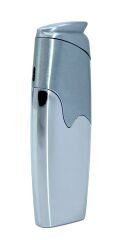 Metal Jet Alev Çakmak - Parlak Gümüş Renk 1602
