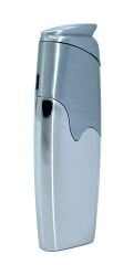 Metal Jet Alev Çakmak - Parlak Gümüş Renk 1602