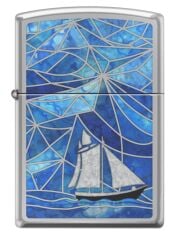 Zippo Sailboat In Waves Dizayn Çakmak