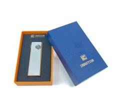 Elektronik İndüksiyon Ateşlemeli Bütan Gazlı Çakmak - Silver