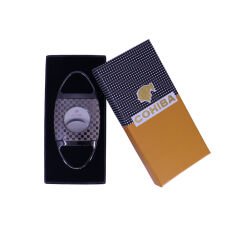 Cohiba Karbon Desen Puro Makası/Kesici - Gunmetal