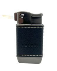 Honest Metal Pipo Çakmağı Deri Kaplama Gövde - Antrasit