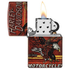 Zippo Harley Davidson Bald Eagle Dizayn Çakmak