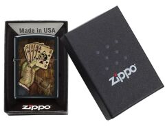 Zippo Dead Man's Hand Dizayn Çakmak