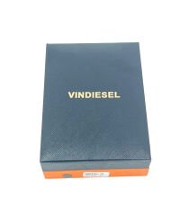 Slim Kare Metal Çakmak - Antrasit - Taşlı Gazlı