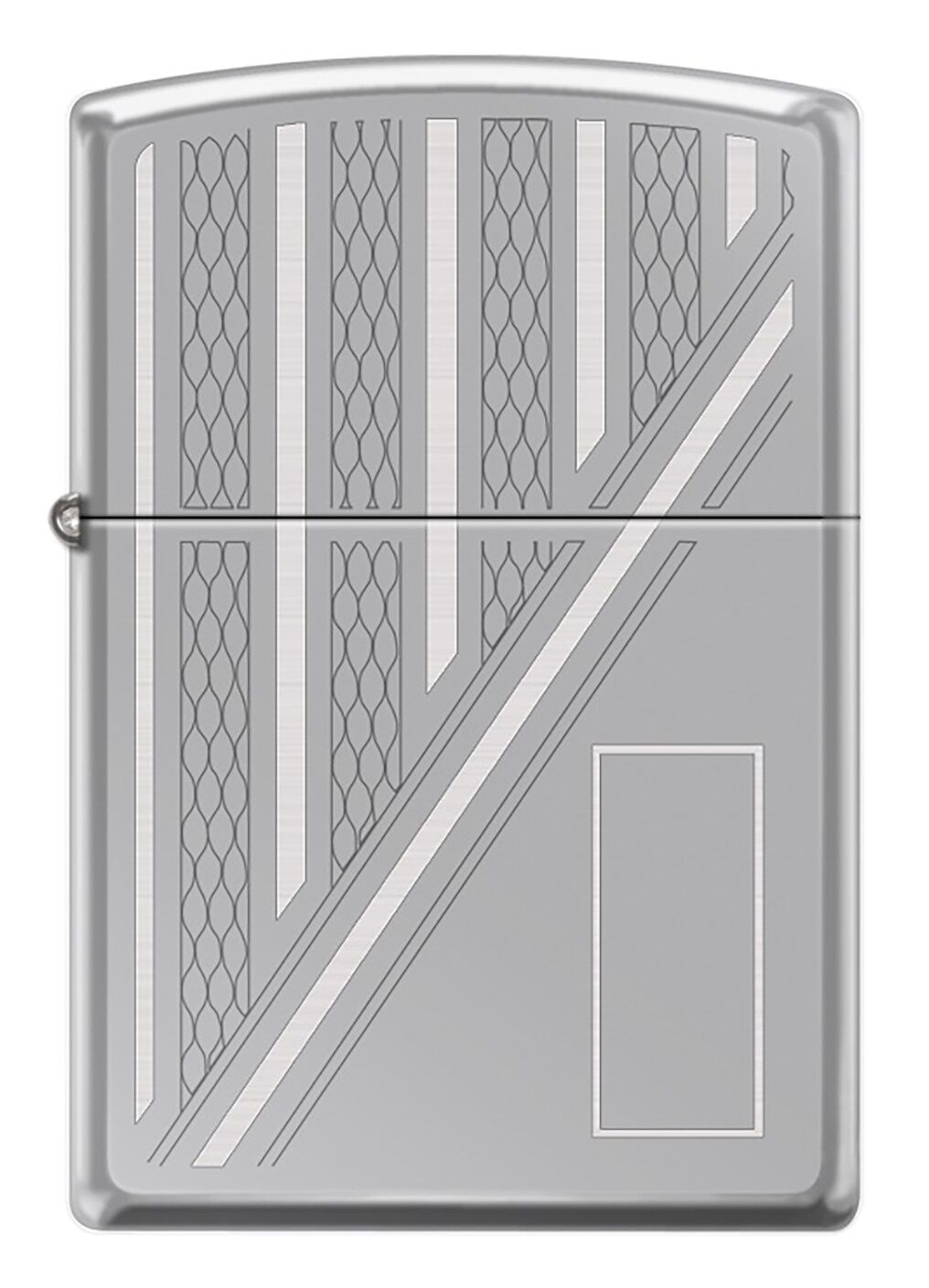 Zippo Chrome Grid Panel Dizayn Çakmak