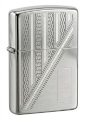 Zippo Chrome Grid Panel Dizayn Çakmak