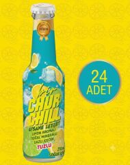 Bir Churchill Efsane Lezzet Limon Aromalı Doğal Mineralli Gazlı İçecek - Tuzlu - 24 ADET