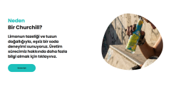 Bir Churchill Efsane Lezzet Limon Aromalı Doğal Mineralli Gazlı İçecek - Tuzlu - 24 ADET