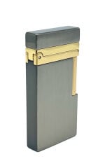 Delux Metal Slim Çakmak - Gri
