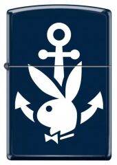 Zippo Playboy Navy Matte Dizayn Çakmak