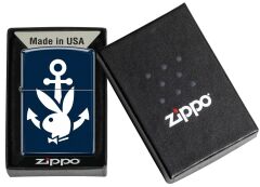 Zippo Playboy Navy Matte Dizayn Çakmak
