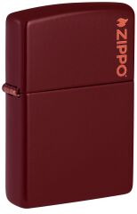 Zippo Merlot Matte Logo Dizayn Çakmak