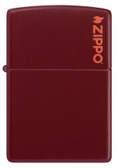 Zippo Merlot Matte Logo Dizayn Çakmak